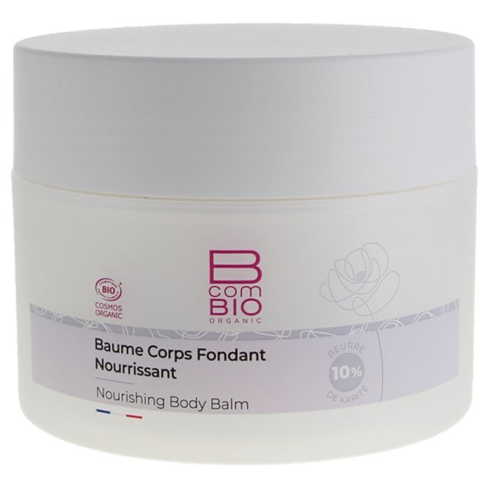 Baume Nourrissant Corps - B COM BIO - 200ml - Beurre De Karité - Huile De Sésame - Huile De Coco
