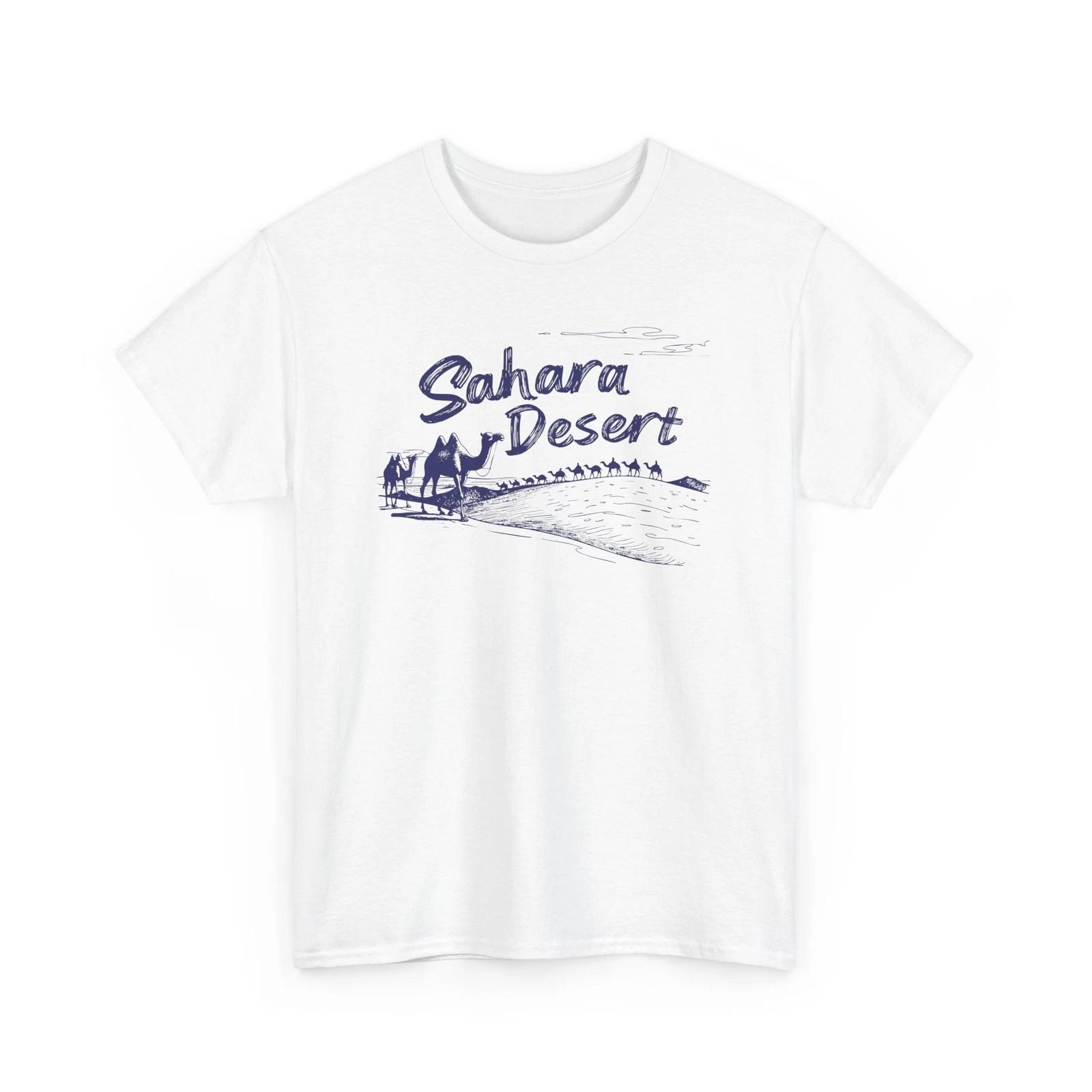 Sahara Desert - Retro Souvenir Graphic Gildan Cotton Tee 2XL