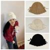 Bow Bowknot Knitted Hat Warm Cap Winter Cap Cute Bucket Hat  Girls