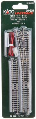 KATO Elektrische Weiche Spur N Nr. 4 übrig 20-220 Eisenbahnmodellbauzubehör