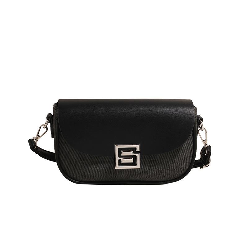 Spring New Fashion Sense Bag Women's Simple Temperament Saddle Bag Casual Niche Retro Shoulder Bag