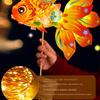 Handmade Mid-Autumn Festival Fish Lantern Chinese  Glowing Handheld  Lantern  Hanfu Accessories