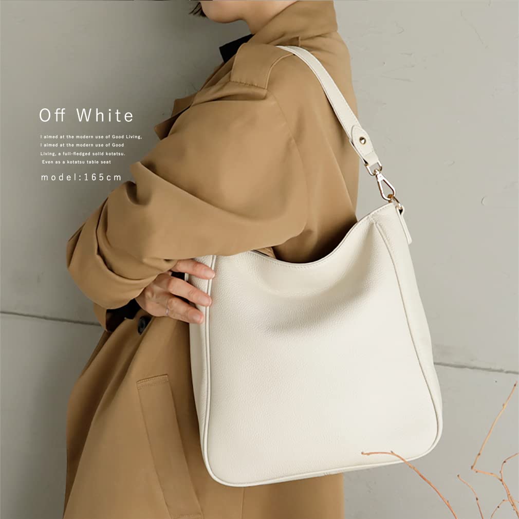 Vita Felice Genuine Leather Shoulder Bag for Women [VITAFELICE] 2-Way Sib-20003n (Off-White)