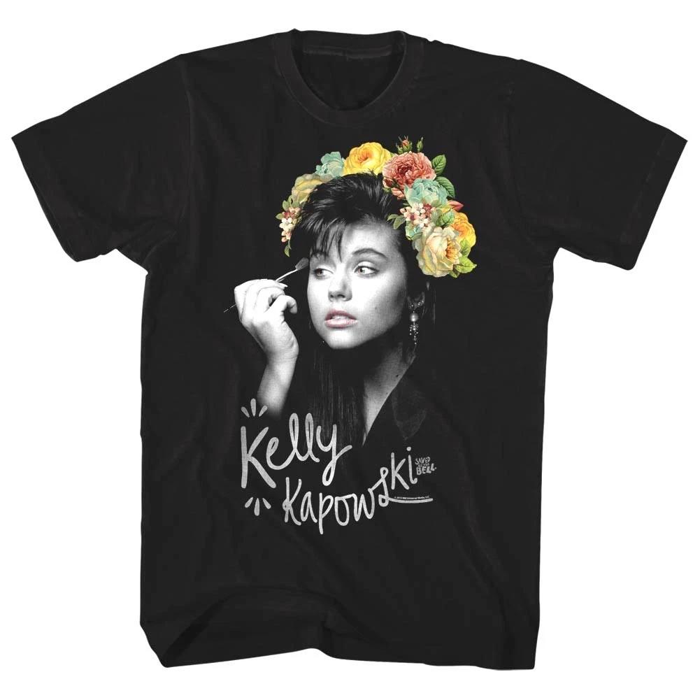 Saved by the Bell Kelly Kapowski Flower Crown Men s T Shirt Tiffani Thiessen Top XXL