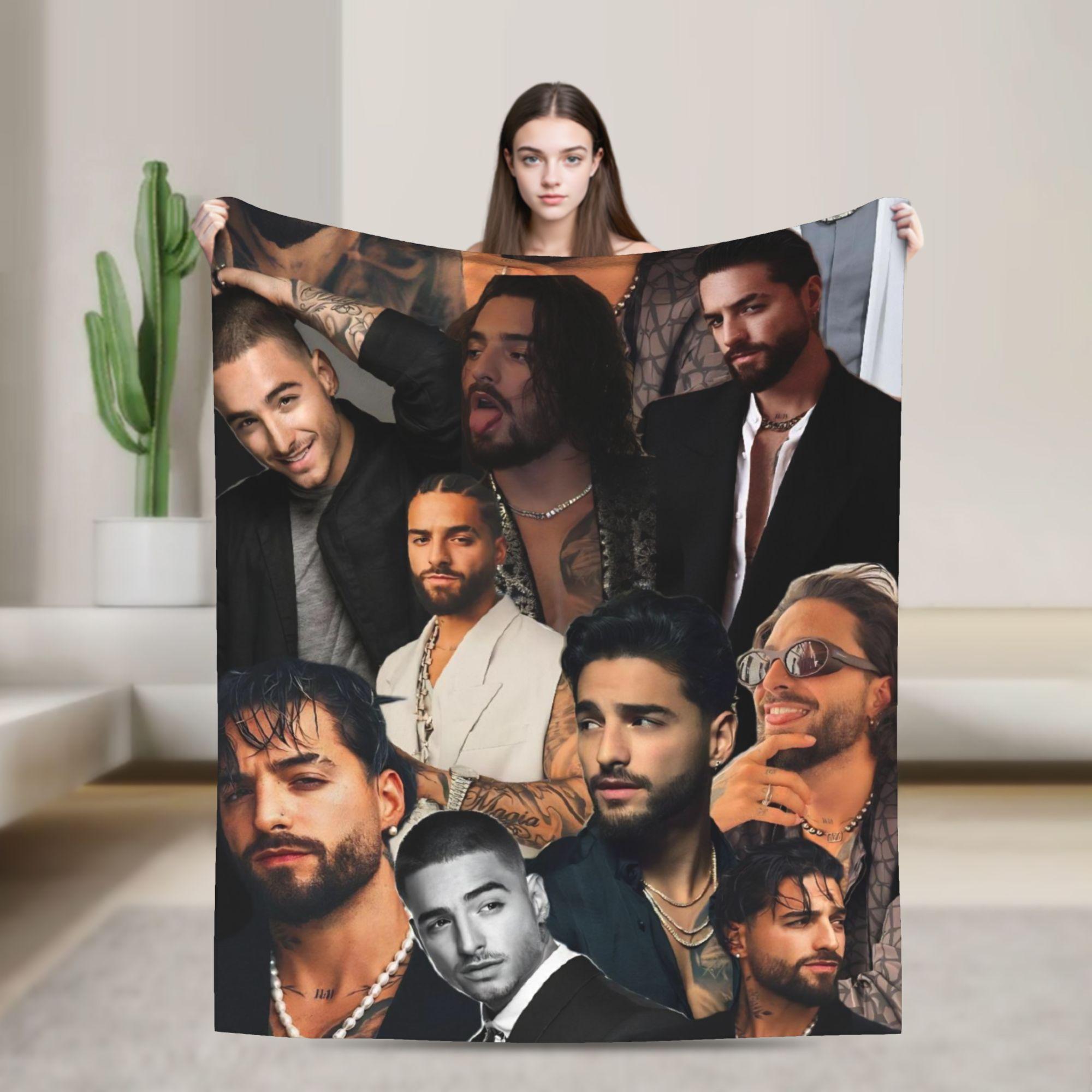 

Maluma Rapper Super Warm Blanket Kids Plush Bedding Throws Comfortable Bedroom Flannel Bedspread Sofa Bed Cover 130x150cm