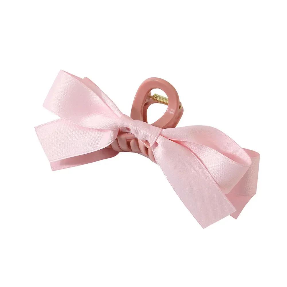 Fashion Bow Hair Claw Clips for Women Elegant Ponytail Braid Hair Clips Sweet Hairpins Shark Clip Girls Hair Accessories