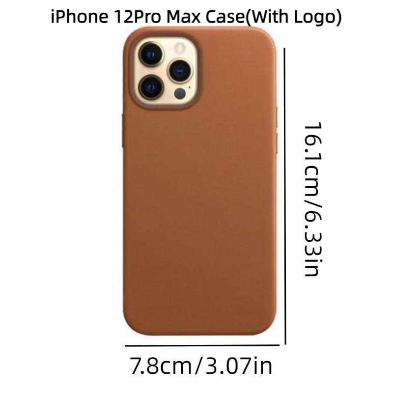 Stylish And Durable Leather Iphone 13 Pro Max Case With Magnetic Adsorption Available In Different Colors