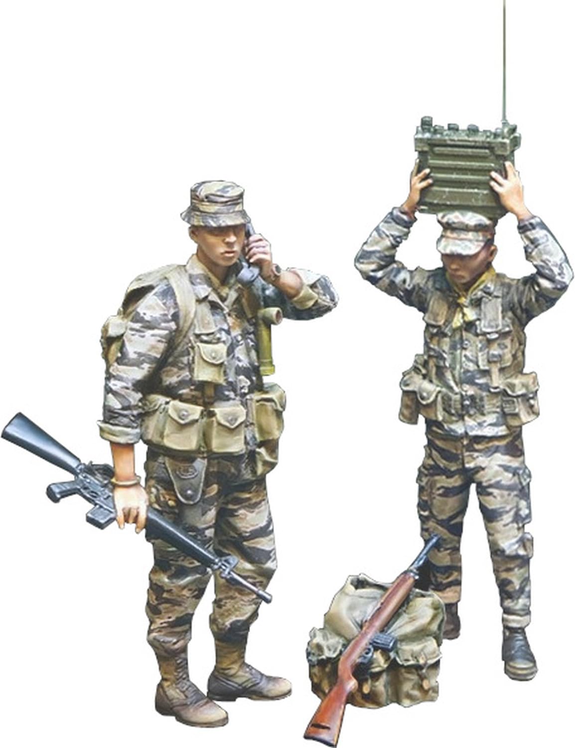 

Bravo 6 Current US Vietnam Special Forces MIKE1 Jungle Signal Soldier 2 Смола Набор 1/35 B6-35346