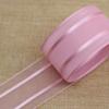 Hot sale 38MM Chromatic stripe chiffon Printin Ribbon Belt DIY Handmade bowknot Hair Accessories Decoration supplies 1 meter/lot