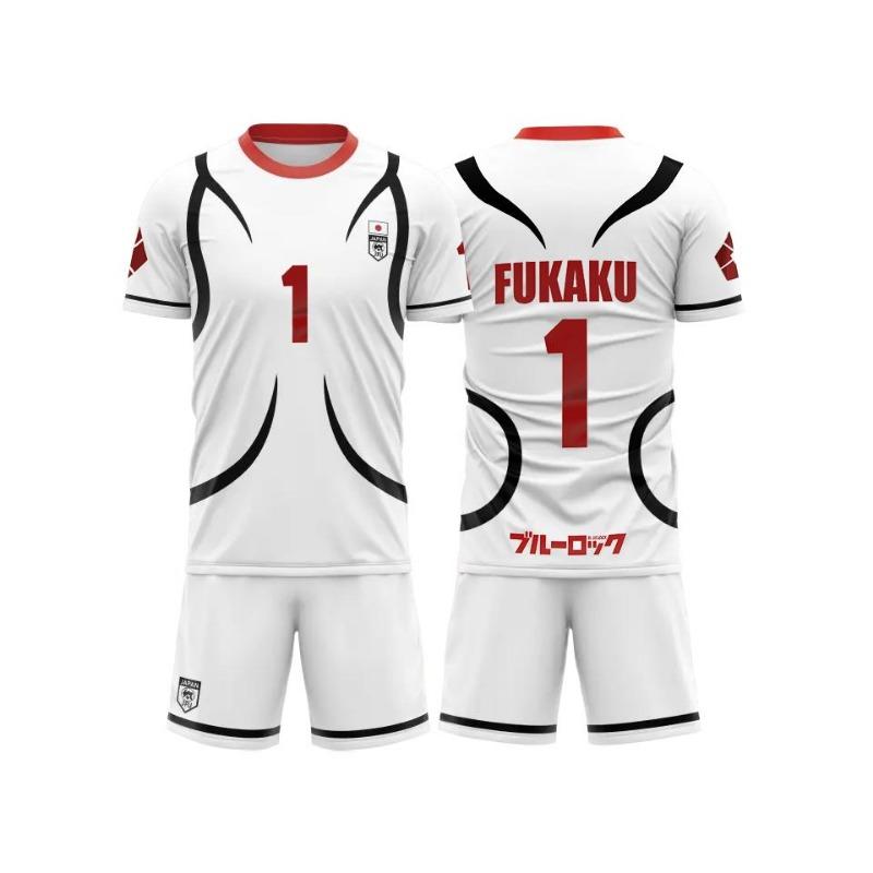 

Blue Lock Japan U20 White Cartoon Anime Men Jersey Tshirt Shorts Summer Oversized Short Sleeve Set Fashion Cosplay 2 Piece Sets XXS