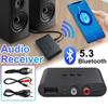 Cinch-Buchse Bluetooth Audio-Empfänger Bluetooth 5.3 Stereo Musikadapter Tragbarer Drahtlos-Adapter