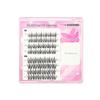 Coolles Wheat Ear False Eyelashes: Thin Black Stem, Thick Barbie Tip, Segmented for Novices