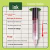 Quick-Drying 0.5mm Black/Red/Blue Ballpoint Pens for Students & Office, Special Needle Tip.