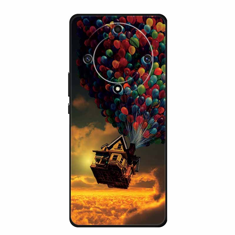 For Honor X9a 5G Cover RMO-NX1 HonorX9a Soft TPU Silicone Painted Cat Phone Case for Huawei Honor X9A Coque Bumper X 9A X9 A Bag
