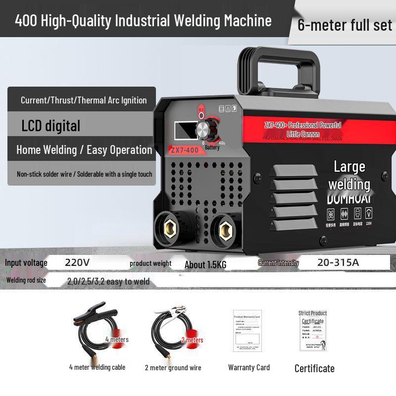 

Da Han 400 Portable 220v Industrial Electric Welder - Handheld Matte Finish for Household Use