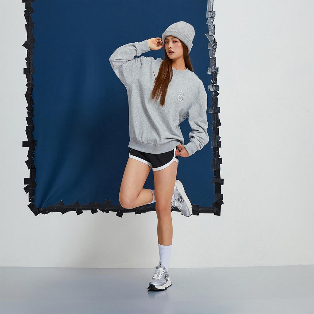 New MLB SS24 Sweatshirt Unisex Gray 3AMTQ0141-07MGS