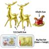 4D Cute Foil Balloons Xmas Party Ornaments Balloons  Home New Year Party Supply