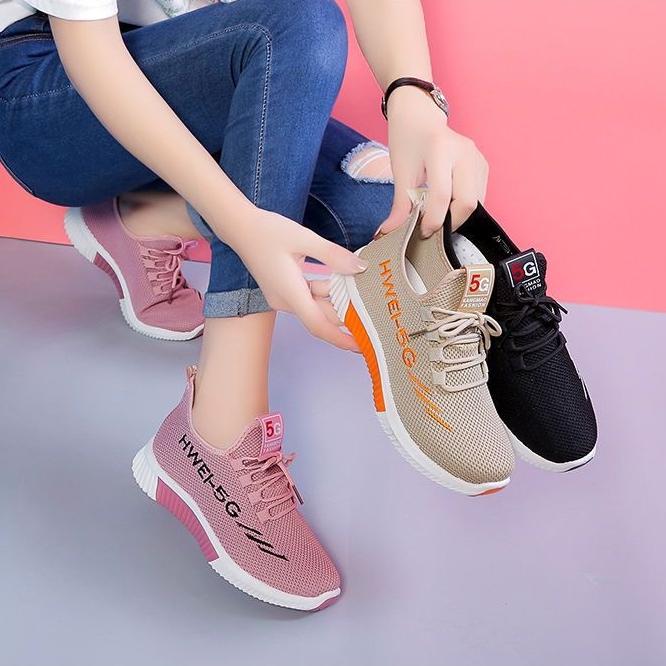 Breathable and Fashionable Sports and Leisure Shoes Korean Versatile Mesh Shoes Spring Summer Autumn