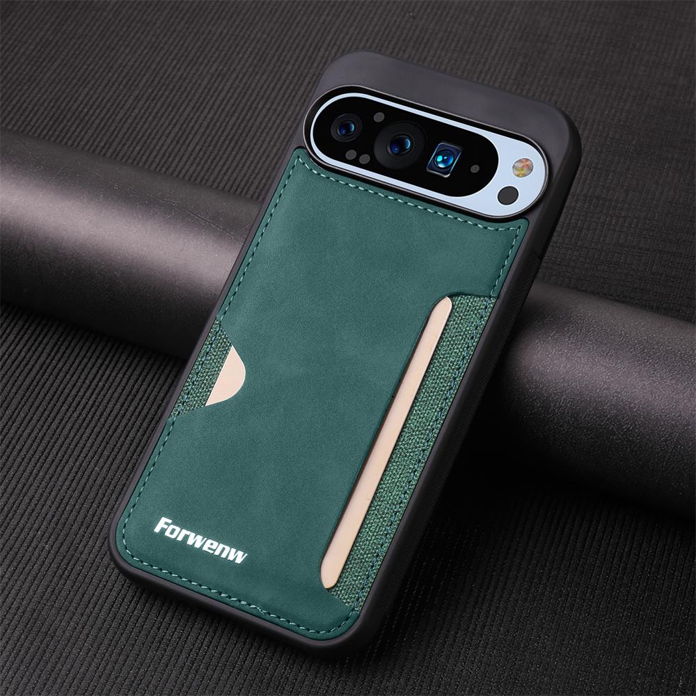 Phone Case for Google Pixel 10 Pro XL Phone Case Retro Leather Card Holder Wallet Cover for Google Pixel 10 Pro 9A 9 Pro XL