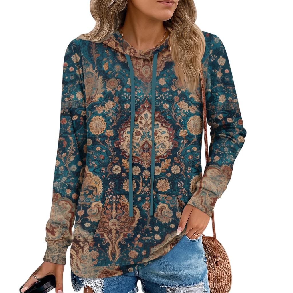 Womens Pullover Hoodies Teen Girls Fashion Hooded Sweatshirt Womans Fall Tunic Top
