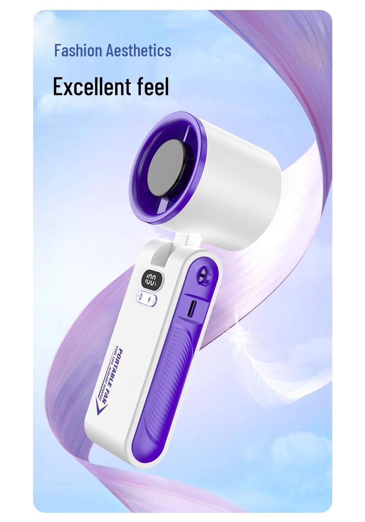 Rechargeable High-Speed Portable Folding Mini Fan with Large Capacity