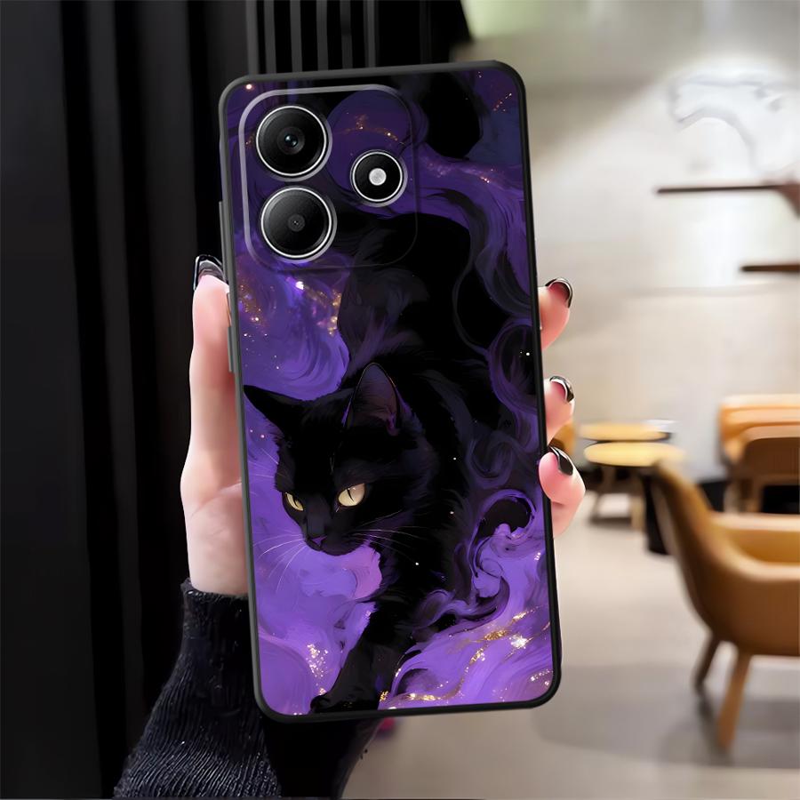 Atmosphere Cat Case for Xiaomi Redmi Note 14 10 A1 9 8 7 12 11 A4 A5 A3 12C 13C K80 13 Pro Plus 14C Phone Cover K40 A2 A1