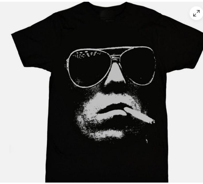 Vintage Keith Richards Face Heavy Cotton Black All Size Unisex Shirt XXL