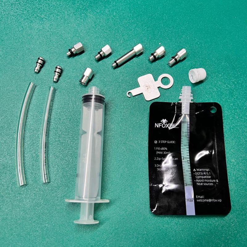 14-piece Aluminium Oil Change Tool Set for Bicycle Electric Scooter Universal Application Kit for Quick and Safe Repairs