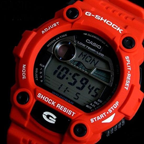 Big Case Low Temperature 20 ATM Water Plastic Strap Watch Red G-SHOCK -20°C Resistant, Resistant, G7900-3 G7900A-4