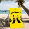Beach Towel with Borussia Dortmund Pattern - soft,absorbent,machine washable Lightweight&Modern,swimming,Travel Essentials