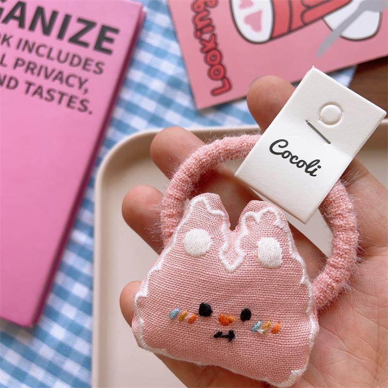 Kid Cute Animal Hair Tie Elastic Rabbit Hair Rubber Bands for Girls Baby Elephant Hair Rope Child Hairbands Hair Accessories