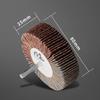 Enhanced 6mm Shank Flap Wheel for Rust Removal - Sandpaper Sand Cloth Grinding and Polishing.