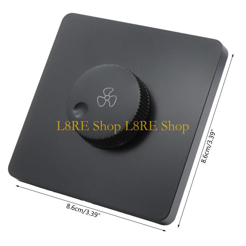 L8RE 220V Ceiling Fan Speed Control Switch Wall Button Dimmer Switch Stepless Speed