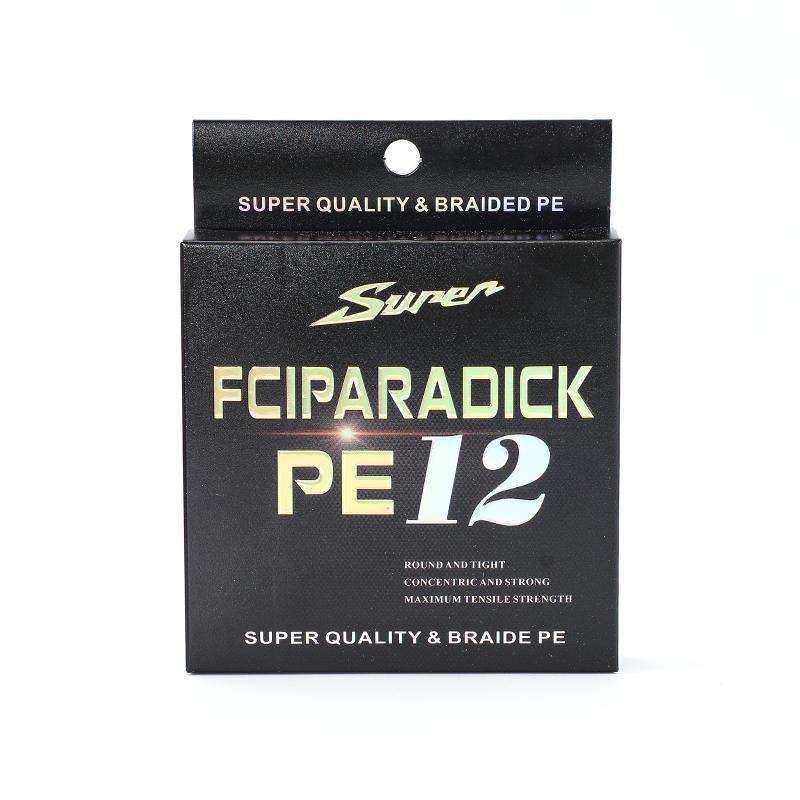 Customized 12x PE Braided Fishing Line Easy-to-Use for Beach/Sea Lake/River Fishing with Floats in Stream/Lake