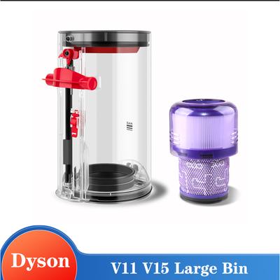 Large Dust Bin For Dyson V11 V15 SV14 SV15 SV22 Vacuum Cleaner Spare Replacement Dust Bucket Canister Filter As Gift