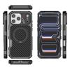 Applicable To IPhone17Promax Mobile Phone Case, Carbon Fiber Magnetic Suction All-inclusive Anti-drop 17Pro IPhone Case.
