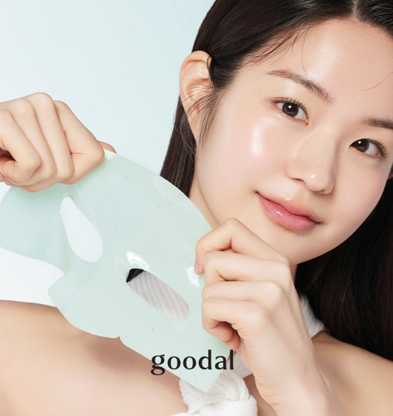Goodal Gel Mask 5pcs Green Tangerine / Heartleaf Hydrating Sheet Mask