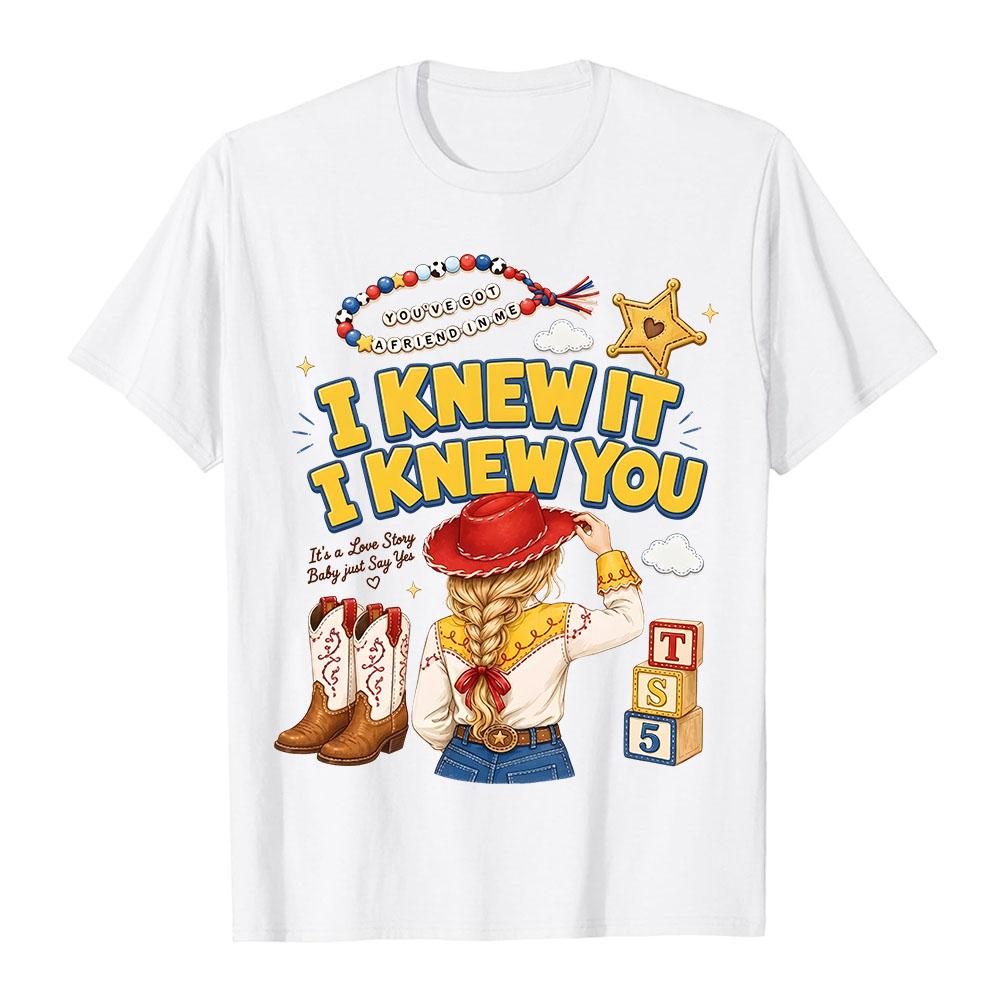 Men Women Clothing TS I Knew It, I Knew You Story 5 T-shirt Fashion Summer Cotton Soft Tees High Quality Casual Graphic Tshirts