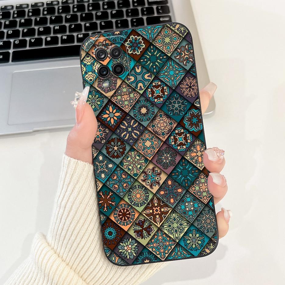 For Samsung Galaxy A12 Case SM-A125F Cute Happy Rabbit Cartoon Cover Soft TPU Phone Cases For Samsung A12 M 12 Galaxy M12 Fundas