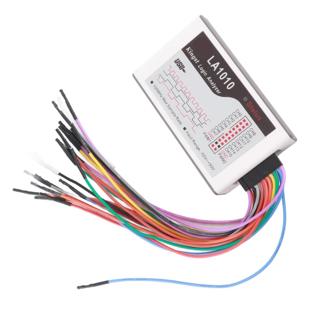 16 Channel Logic Analyzer with Cable Portable Analyzer Device 100M Sampling Rate ?50?50V Input