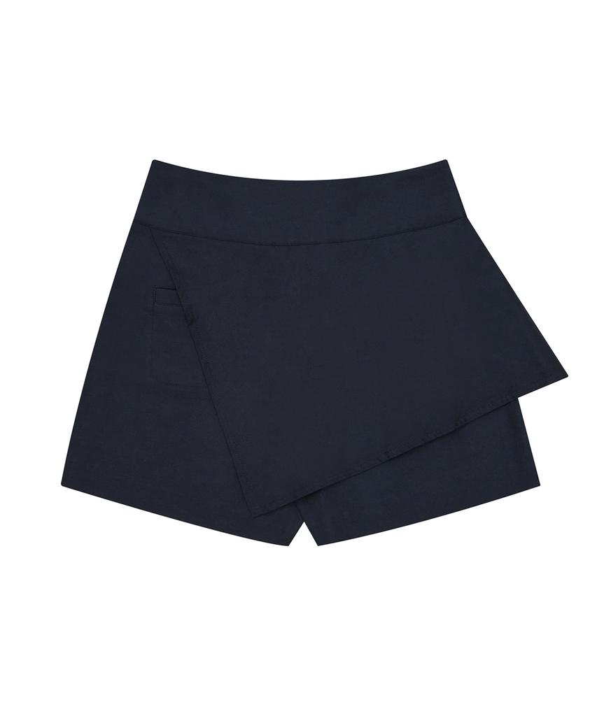 HYEYEONG KIM Peplum Shorts - Navy