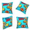 Superthings Square Pillowcase Cushion Cover Comfort Pillow Case Throw Pillow Cover for Home Bedroom Car