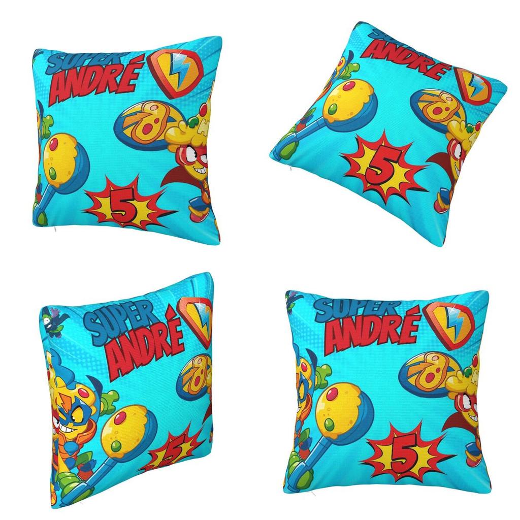 Superthings Square Pillowcase Cushion Cover Comfort Pillow Case Throw Pillow Cover for Home Bedroom Car