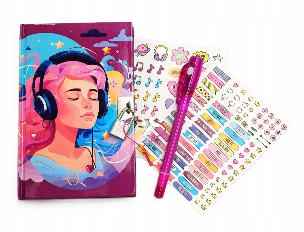 PAMIĘTNIK MAGIC LIGHT MUSIC 9254