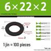 Blackened Enlarged Thickened Metal Washer - M3-M42