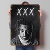 XXXTentacion Plechové plakáty Přizpůsobitelné nástěnné umění Retro Vintage Kovové cedule pro Domácnost Místnost Bar Příslušenství Dekorace Garáže
