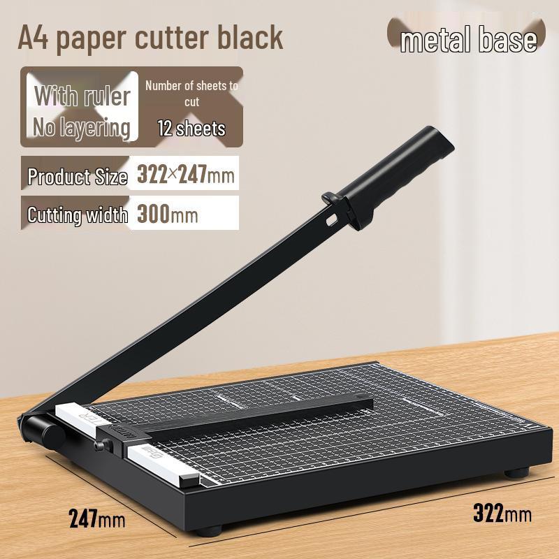 A4 Office Paper Cutter - Compact Photo & Document Trimmer