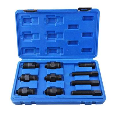 Juego completo de 10 piezas extractor de volante Herramienta de mantenimiento automotriz Multifunción Juego de herramientas extractor de volante para Motociclo