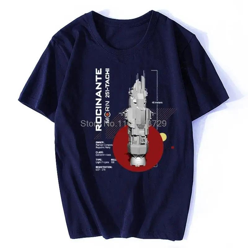 The Expanse Rocinante Ship T-Shirt Harajuku Hip Hop TEE Shirt For UnisexTshirt Oversize Streetwear Cotton T Shirt