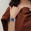 SEIKO Classic Series 100 Meters Waterproof Quartz Steel Strap 34mm Women's Watch Blue Dial SUR575P1